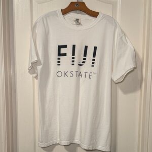 Oklahoma State University Phi Gamma Delta FIJI Fraternity Tshirt Size Large EUC